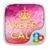 Keep Calm Girl GOLauncher EX Theme