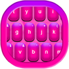 Keyboard Theme Hot Pink