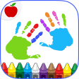 Kids Finger Painting Coloring