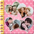 Love Photo Scrapbook Collage: