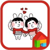 LovelyCoupleDodolLauncherTheme