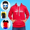 Men Sweatshirt Photo Montage