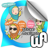 Muslimah Stiker Wa