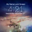 My Name Lock Screen