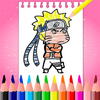 Naruto Anime Coloring Book