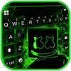 Neon Green DJ Keyboard Theme