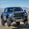 Off Road SUV Ford F150 Parking Area