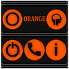 Orange and Black Icon Pack