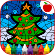 Paint By Number Christmas Game