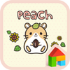 peach sunflower dodol theme