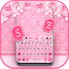 Pearl Pink Rose Keyboard Backg