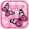 Pink Butterfly Keyboard