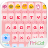 Pink Cat Emoji Keyboard