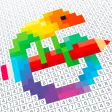 Pixel Art - Color by Number Book