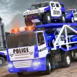 Police Car Transport Car Games