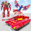 Police Tank Robot Transform 3d