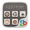 Pure Man GO Launcher Theme