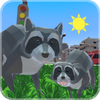 Raccoon Adventure: City Simulator 3D