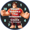 Ralph Breaks The Internet Clock Wallpaper