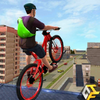 Rooftop BMX Bicycle Stunts