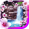 Sakura Waterfall live wallpaper