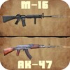 Shoot M-16 vs AK-47 : realistic weapon simulator