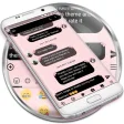 SMS Messages Bow Pink Pastel