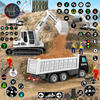 Snow Excavator Truck Games 3D