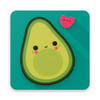 Sticker Aguacate Romántico