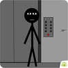 Stickman escape lift