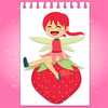 Strawberry shortcake Girl Coloring Book