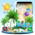 Summer Beach - Launcher Theme