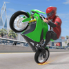 Superhero Moto Stunts Racing