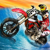 Surfing Dirt Bike Race - Dirt bike Diving Stunt