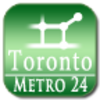 Toronto metro map for Metro24