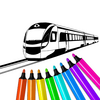 Trains Coloring Game