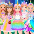 Unicorn Girls Dress Up Game