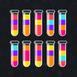 Water colors sort puzzle game