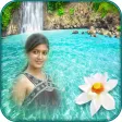 Waterfall Photo Frames - dp pic blur effect editor