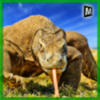 Wild Komodo Dragon War