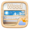 Wood GO Weather Widget Theme