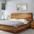 Wooden Bed