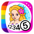 Fairy - Paint by Numbers - Coloring for Girls - Free