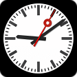 Analog DIN clock screensaver