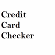 Credit Card Checker