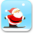 Snowboard Santa